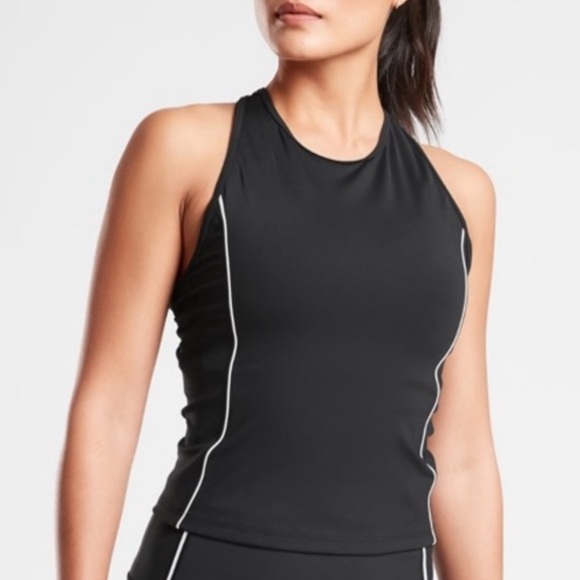 ATHLETA Lightning Tank in Supersonic Black Size Medium Racerback NWT - Picture 4 of 6